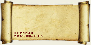 Kristina Roknić vizit kartica